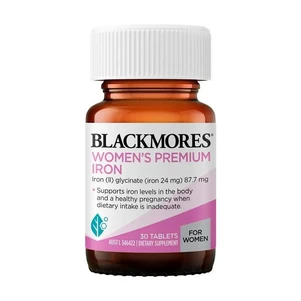 (PRE ORDER) Blackmores Womens Premium Iron 30 Tablets shelf life 2yrs